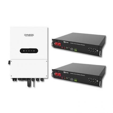 Комплект гибридный инвертор Dyness 8.0L-1P-A 8кВт 48В + 2 Аккумуляторные батареи LiFePO4 4850 48V (2,4 кВт) фото 2