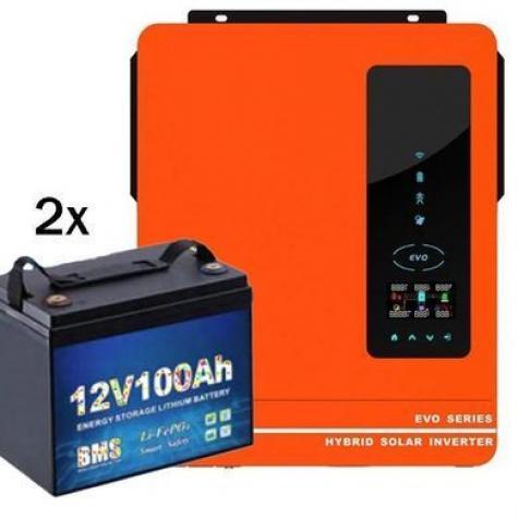 Anern AN-SCI-EVO-4200 (WI-FI) + ДВА LiFePO4 аккумулятора 12V100AH Sorein Lithium Battery 12v 100 AH фото 4
