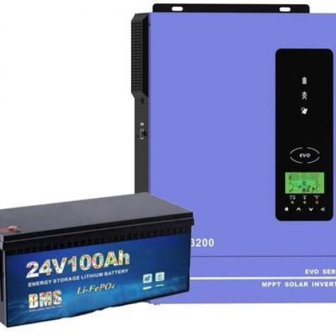 Anern AN-SCI-EVO-3200 (WI-FI) + LiFePO4 аккумулятор 24V100AH Sorein Lithium Battery фото 1