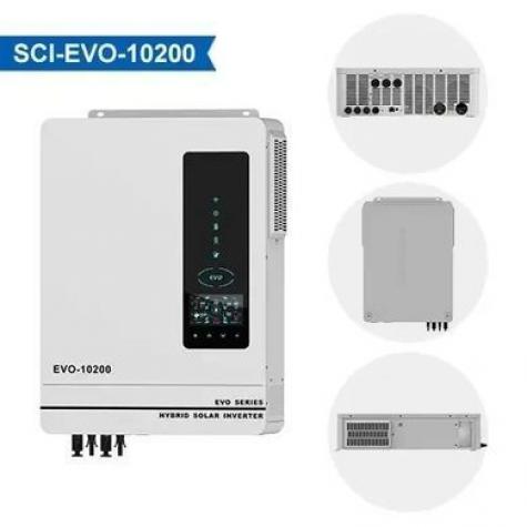 Гибридный инвертор Anern AN-SCI-EVO-10200, 48 В, 10200 Вт + ДВА Литий-железо-фосфатных аккумулятора 24V200AH фото 2