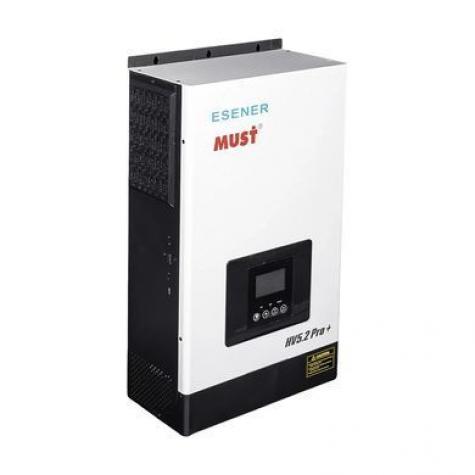 Автономный высокочастотный инвертор 5.2kW Must PV18-5248 PRO DC48V - 5.2KVA/5200W WiFi, с комплектом фото 3