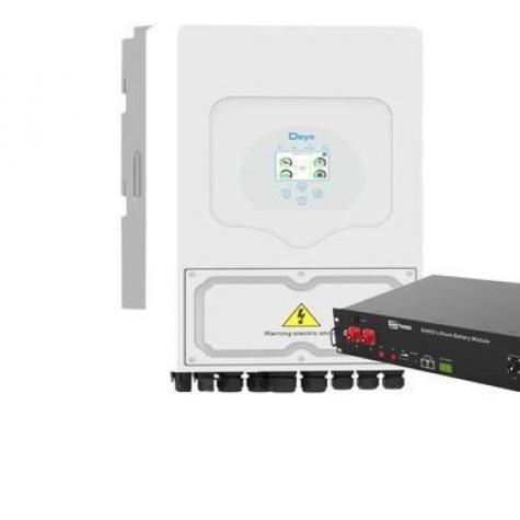 Комплект Гибридный инвертор Deye SUN-6K-SG01/03/LP1-EU та Аккумулятор LiFePO4 48V(2,4 кВт•ч/48 В) Dyness B485 фото 1