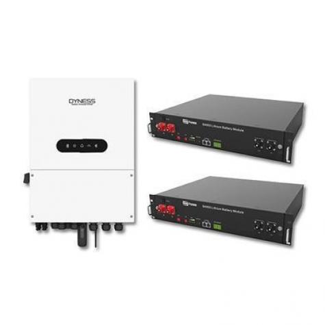 Комплект гибридный инвертор Dyness 6.0L-1P-A 6кВт 48В + 2 Аккумуляторные батареи LiFePO4 4850 48V(2,4 кВт-ч) фото 1