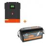 Комплект гибридный инвертор PowMr 3000W 24V POW-HVM3.2H-24V-N + Аккумулятор PowMr LiFePo4 24V BMS 100Ah POW-10 фото навигации 1