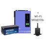 Anern AN-SCI-EVO-3200 (WI-FI) + LiFePO4 аккумулятор 24V100AH Sorein Lithium Battery фото навигации 2