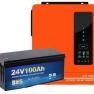 Инвертор Anern AN-SCI-EVO-4200 (WI-FI) + LiFePO4 аккумулятор 24V100AH Sorein Lithium Battery фото навигации 1