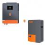 Комплект гибридный инвертор PowMr 6200W 48V POW-HVM6.2H-48V-N + Аккумулятор LiFePO4 POW-LIO48100-16S фото навигации 1