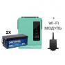 Гибридный инвертор Anern AN-SCI-EVO-6200 (WI-FI), 48 В, 6200 Вт + ДВА LiFePO4 аккумулятора 24V100AH фото навигации 4