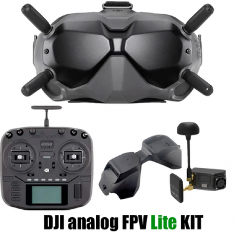 DJI analog FPV Lite KIT комплект для управления fpv-дроном с пультом RadioMaster Boxer Radio Controller М2 фото 2