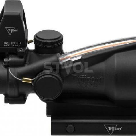 Комплект TRIJICON прицел ACOG 4x32 BAC и прицел коллиматорный RMR 3.25 МОА фото 3