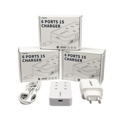 Зарядное устройство BETAFPV 1S Charger Board (6 портов) + адаптер питания V2 EU фото 4