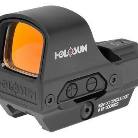 Прицел коллиматорный Holosun 510С точка 2 MOA + круг 65 МОА (зеленый) фото 1