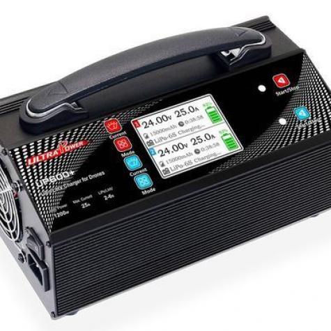 Зарядное устройство Ultra Power UP600+ 1200Вт 2x25A с блоком питания, 2–6S, 110–240В фото 1