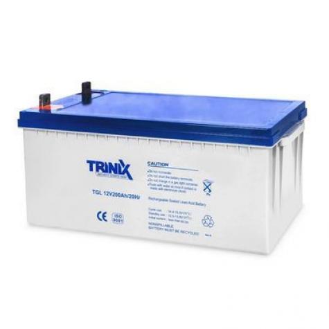 Акумуляторна батарея гелева 12В 200Аг Trinix TGL12V200Ah/20Hr GEL фото 1