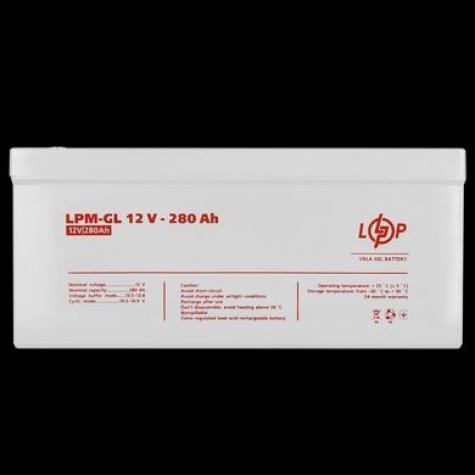 Аккумулятор гелевый LPM-GL 12V - 280 Ah фото 3