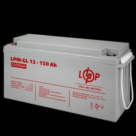 Аккумулятор гелевый LPM-GL 12V - 150 Ah фото 2