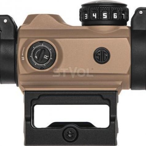 Прибор коллиматорный SIG Optics ROMEO-MSR COMPACT RED DOT SIGHT, 1X20MM, 2 MOA RED DOT FDE фото 4