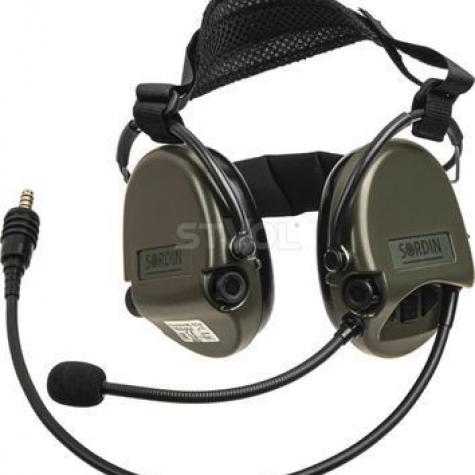 76332-06-S Наушники Sordin Supreme MIL CC Neckband Green PVC фото 4