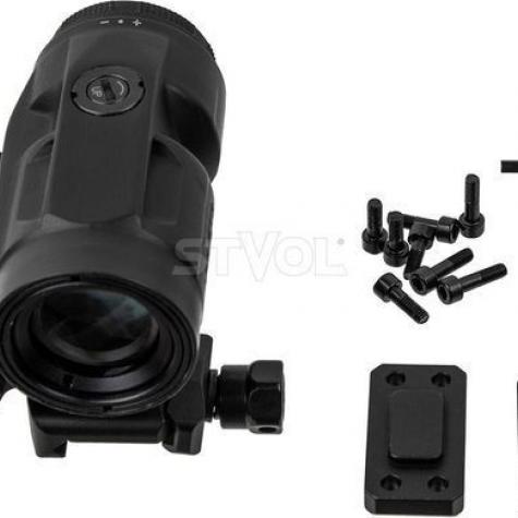 Увеличитель Sig Optics 3Х JULIET3-MICRO 3X22MM, PUSH-BUTTON MOUNT WITH SPACERS, BLACK фото 2