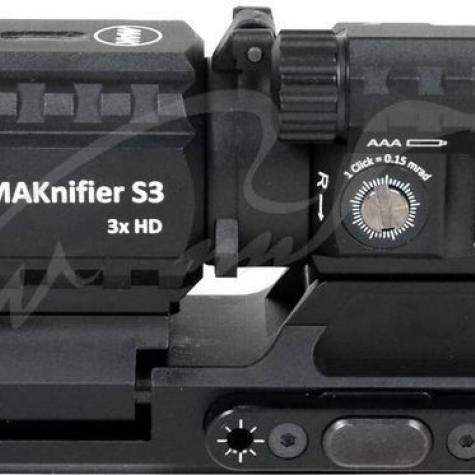 Комплект оптики MAK combo: коллиматор MAKdot S 1x20 и магнифер MAKnifier S3 3x на креплении MAKmaster Lock CS фото 4