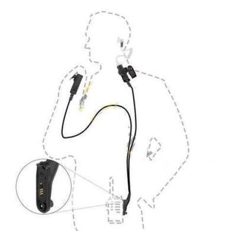 Гарнитура / наушники для раций Motorola DP4400, DP4400e, DP4800, DP4800E фото 4