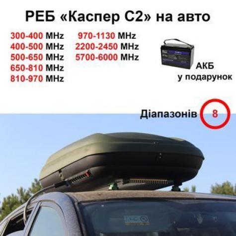 Купольный РЭБ «Каспер C2» на 8 диапазонов (300-1130МГц; 2.4ГГц; 5.8ГГц) фото 1