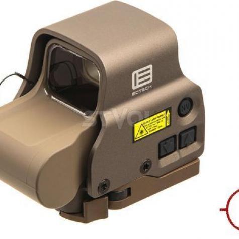 Прибор коллиматорный EOTech EXPS3-2 TAN 68MOA/1MOA (две точки) совместим с NV фото 1
