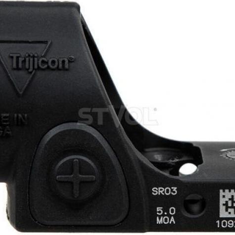 Прибор коллиматорный TRIJICON SRO Adj. LED 5.0 MOA Red Dot - NS фото 4