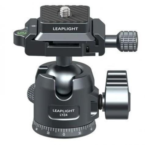 Штативная головка Leaplight LYZ4 с нагрузкой до 5 кг, шаровая, алюминий, быстросъёмная площадка фото 1