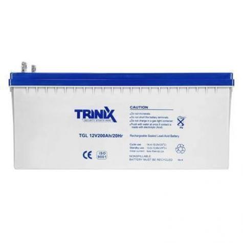 Акумуляторна батарея гелева 12В 200Аг Trinix TGL12V200Ah/20Hr GEL фото 2