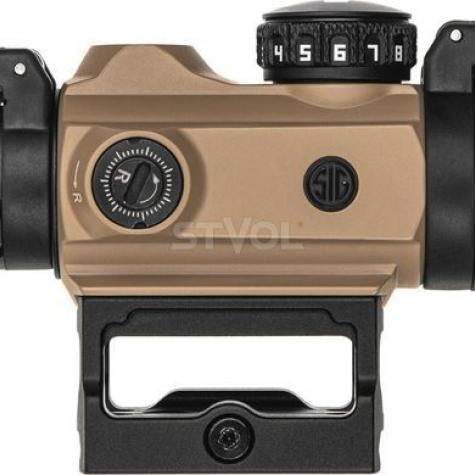 Комплект Sig Optics колiматор ROMEO-MSR 2 MOA та магнiфер JULIET3-MICRO 3X22MM FDE фото 1