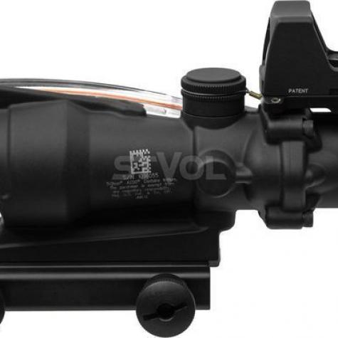 Комплект TRIJICON прицел ACOG 4x32 BAC и прицел коллиматорный RMR 3.25 МОА фото 1