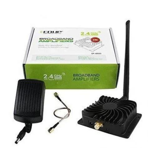 Усилитель Wi-Fi сигнала EDUP EP-AB013 5 Вт, 5.8 ГГц, SMA, с блоком питания фото 1