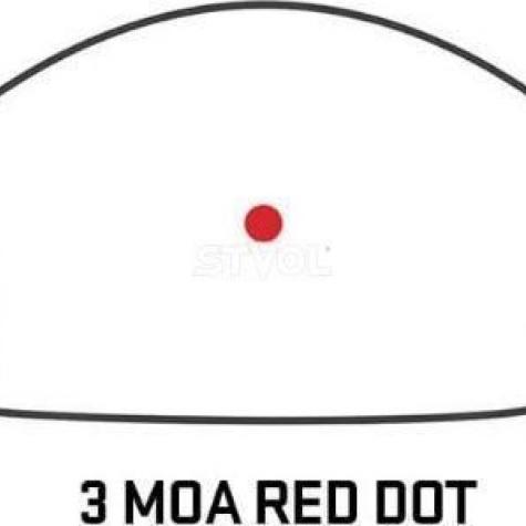 Прицел коллиматорный Sig Optics ROMEO-X COMPACT-BLACKOUT, OPEN, 3 MOA RED DOT, BLACK фото 1