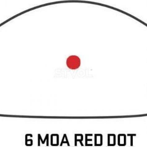 Прицел коллиматорный Sig Optics ROMEO-X PRO FOOTPRINT, OPEN, 6 MOA RED DOT, BLACK фото 3