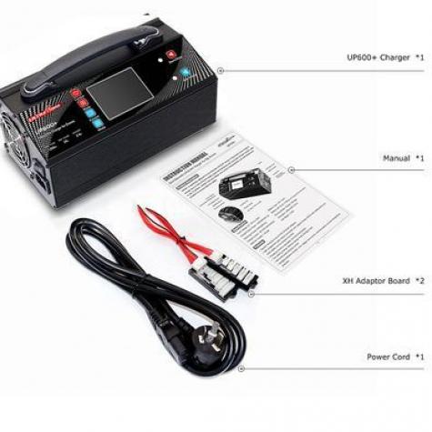 Зарядное устройство Ultra Power UP600+ 1200Вт 2x25A с блоком питания, 2–6S, 110–240В фото 4
