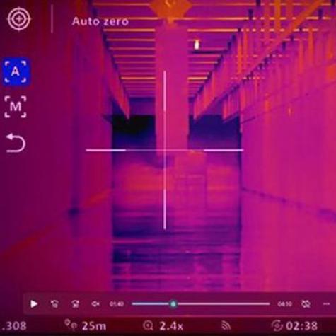 Тепловизионный прицел iAiming iA-612 LRF 2,8-22,4х 640x512@12?m с дальномером 1000 м фото 3