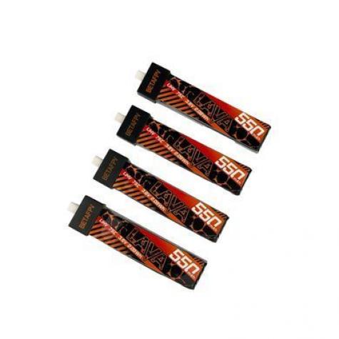 Аккумулятор BETAFPV LAVA Series 1S 550mAh 3.8V 75C BT2.0 (4 шт.) фото 1