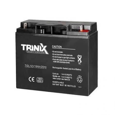 Акумуляторна батарея гелева 12В 18Аг Trinix TGL12V18Ah/20Hr GEL фото 1