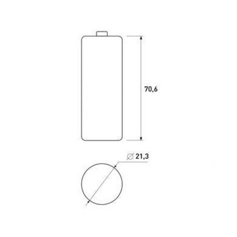 Аккумуляторная батарея Samsung INR21700 50S 3.7V 5000mAh фото 3