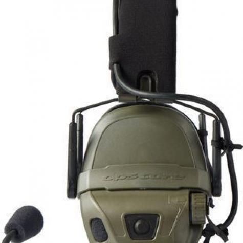 Активные наушники Ops-Core AMP Communication Headset-Connectorized. NFMI. Верхний держатель. Ranger Green фото 4