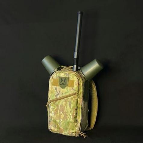 Купольный РЭБ Рюкзак «BACKPACK FPV 110W» на 3 диапазона (700-860Мгц/860-1020Мгц/2400Мгц) фото 1
