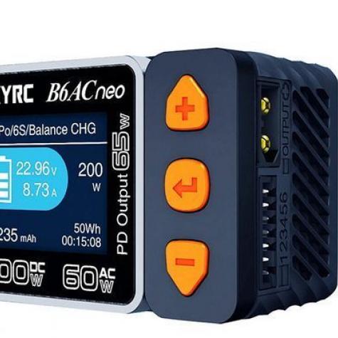 Зарядное устройство SkyRC B6ACneo 60W/200W с/БИП универсальное (SK-100200) фото 1