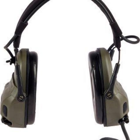 Активные наушники Ops-Core AMP Communication Headset-Connectorized. Верхний держатель. Ranger Green фото 4