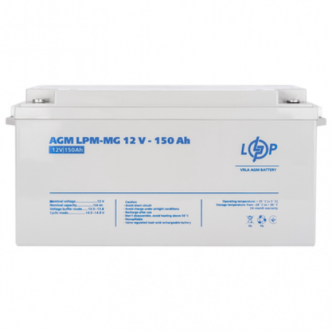 Аккумулятор мультигелевый LPM-MG 12V - 150 Ah фото 1