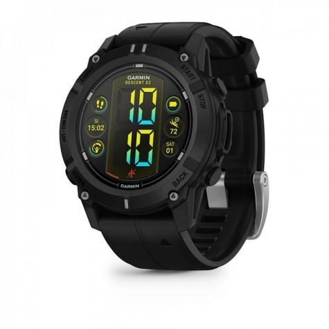 Умные часы Garmin Descent G2 Black with Black Band фото 1