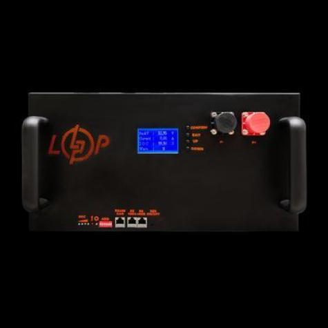 Аккумулятор LP LiFePO4 51,2V - 160 Ah (8192Wh) (BMS 200A/100А) LCD металл RM Smart RS485/CAN фото 2