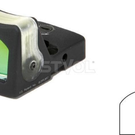 Прибор коллиматорный Trijicon RMR® Type 2 Red Dot Sight 12.9 MOA Green Triangle - NS фото 1