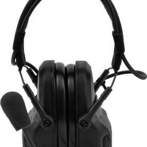 Активные наушники Ops-Core AMP Communication Headset-Connectorized. NFMI. Верхний держатель. Black фото 4