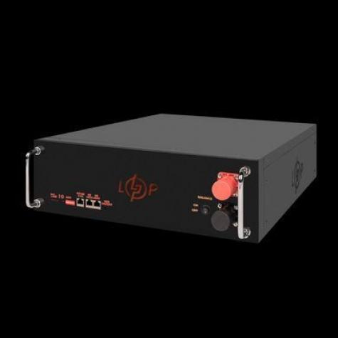 Аккумулятор LP LiFePO4 51,2V - 100 Ah (5120Wh) (BMS SP 100A/50А) RM RS485/CAN LCD BL фото 3